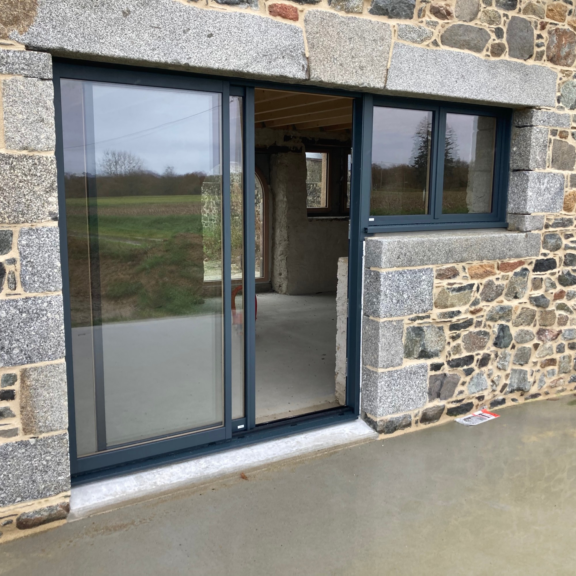 Rénovation maison pierre Côtes d'Armor Squiffiec